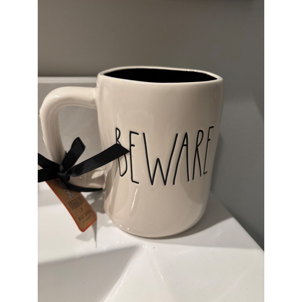 Rae Dunn Halloween Snoopy‎ Vampire Beware Double Sided Coffee Mug